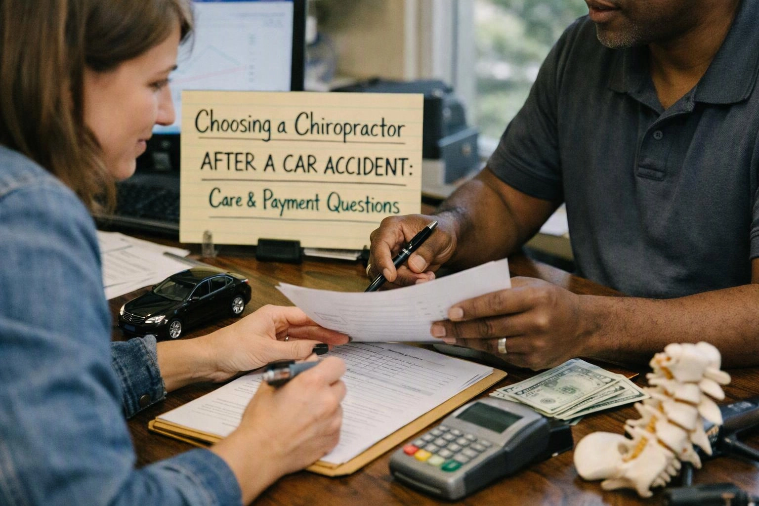 Choosing a Chiropractor After a Car Accident: Care and Payment Questions