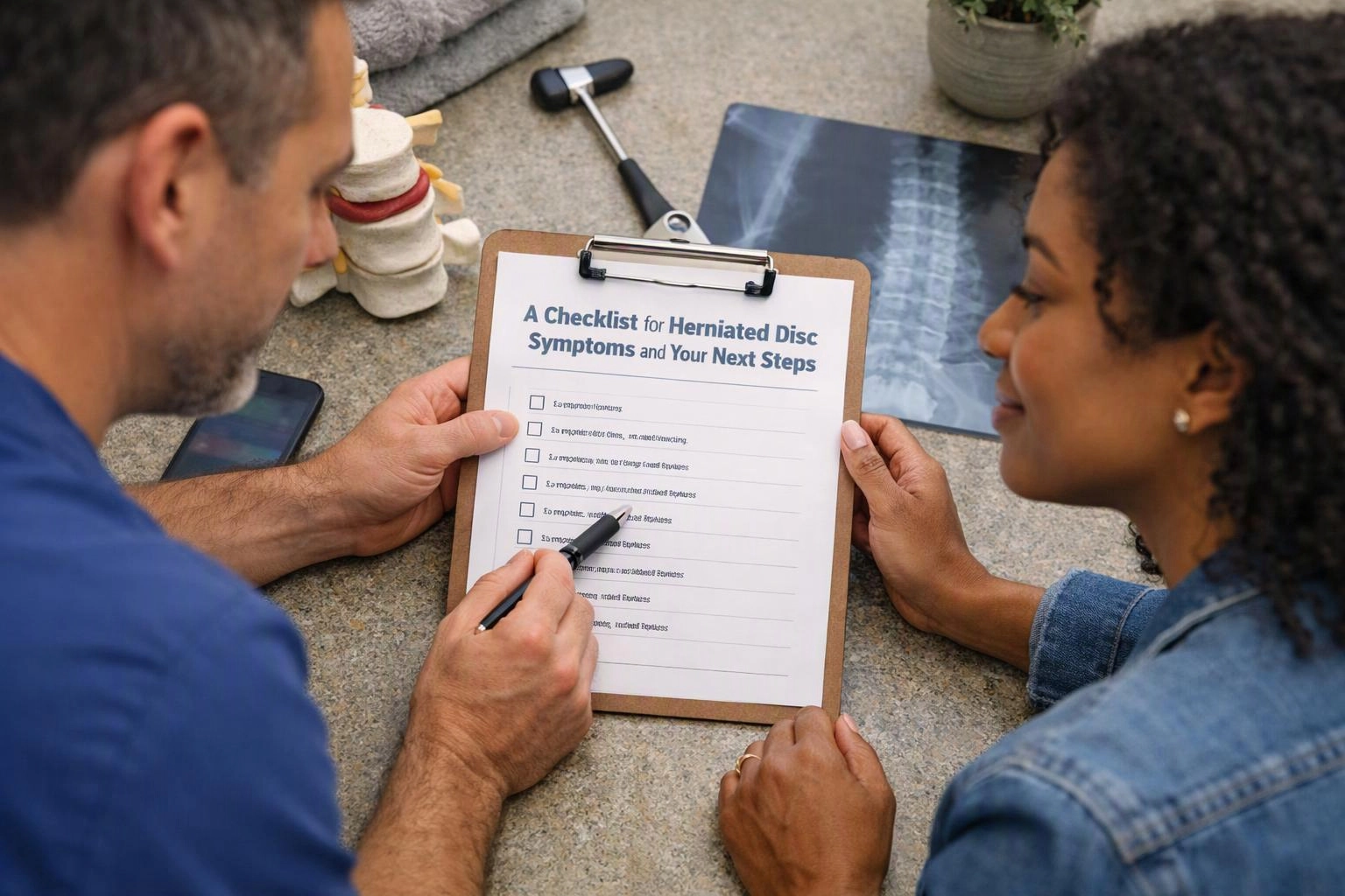 A Checklist for Herniated Disc Symptoms and Your Next Steps