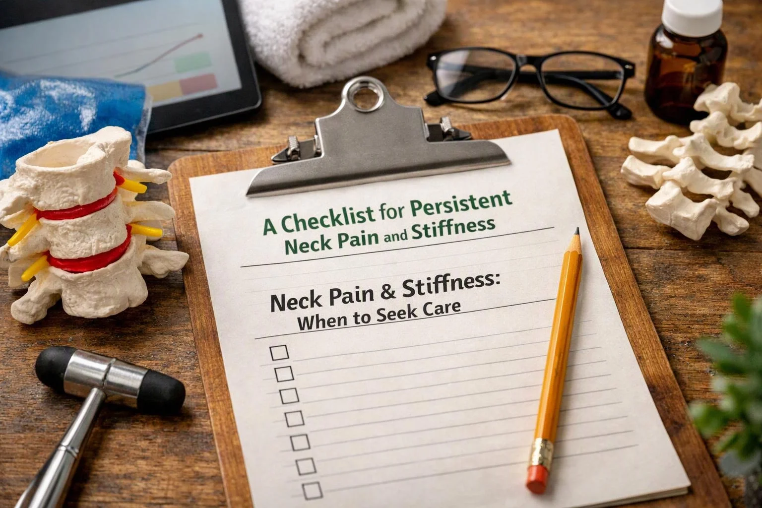 A Checklist for Persistent Neck Pain and Stiffness
