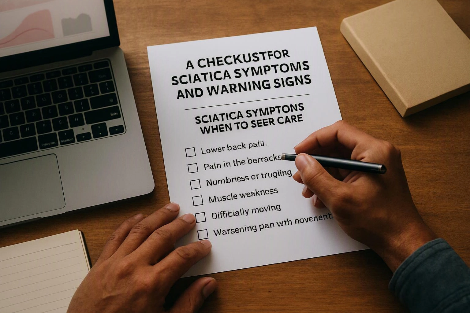 A Checklist for Sciatica Symptoms and Warning Signs