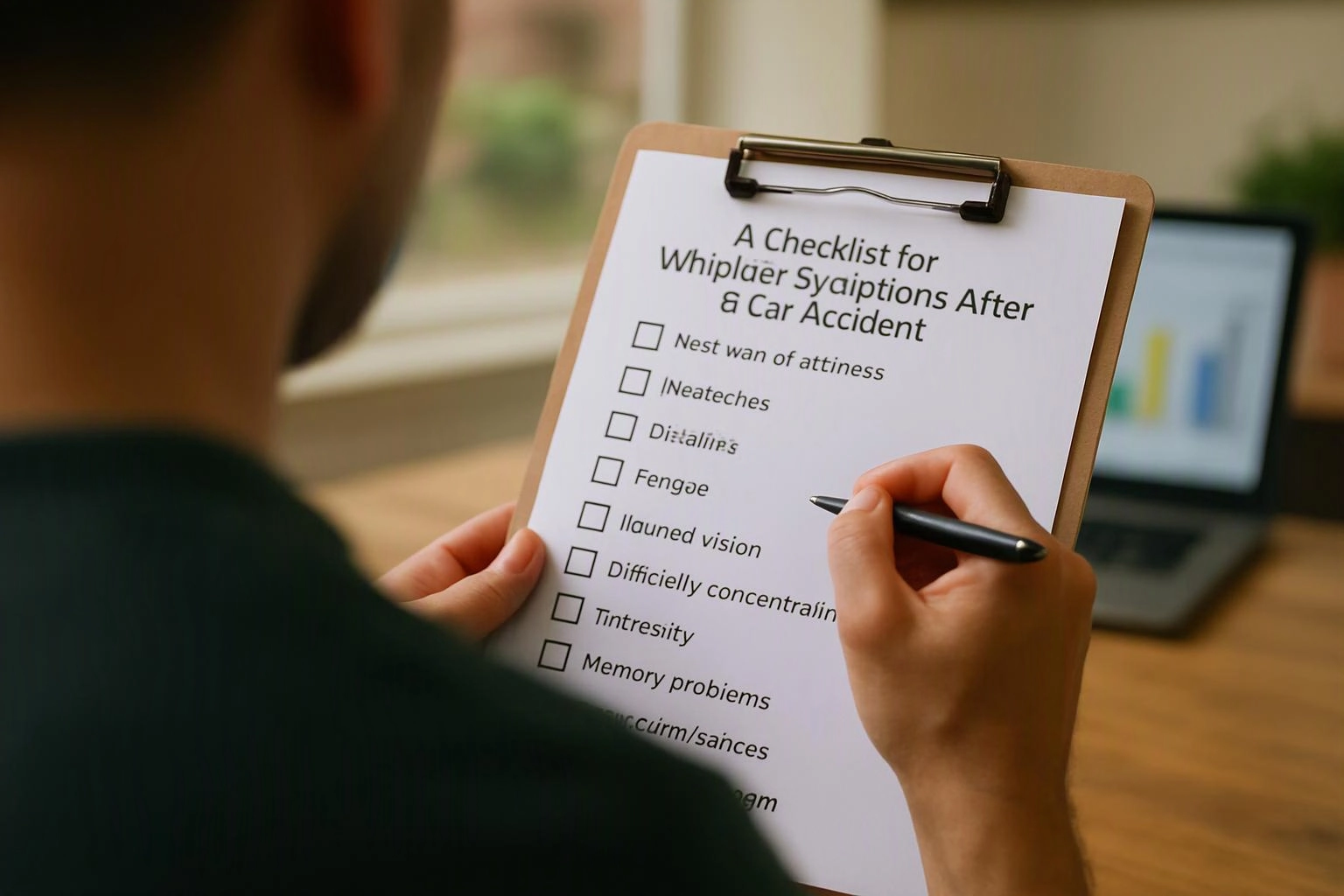 A Checklist for Whiplash Symptoms After a Car Accident